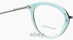 NEW TIFFANY & Co TF 2173 8134 HAVANA On BLUE /SILVER EYEGLASSES 53-18-140 Italy