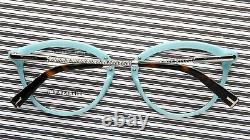 NEW TIFFANY & Co TF 2173 8134 HAVANA On BLUE /SILVER EYEGLASSES 53-18-140 Italy