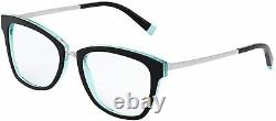 NEW Tiffany & Co. Frame Glasses TF2186 8274 50mm Black Blue 2186 Authentic