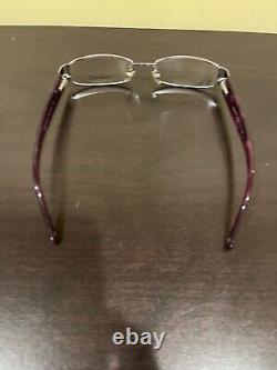 NEW Versace Mod. 1122-B 1029 Purple Silver Crystals EYEGLASSES GLASSES 51-17-135