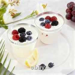 Nervure 240 PCS Silver Plastic Cups 9Oz Silver Rimmed Plastic Cups Heavy Du Nervure 240 PCS Silver Plastic Cups 9Oz Silver Rimmed Plastic Cups Heavy Du
