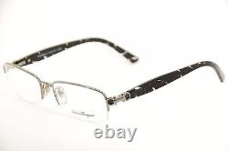 New Authentic Salvatore Ferragamo 1845 502 Gunmetal 53mm Half Rim Eyeglasses RX