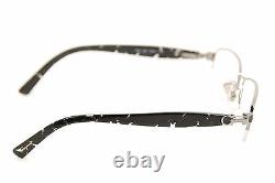 New Authentic Salvatore Ferragamo 1845 502 Gunmetal 53mm Half Rim Eyeglasses RX