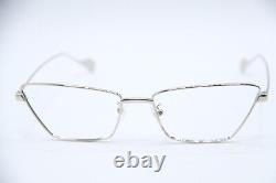 New Balenciaga Bb 0091o 002 Silver Gunmetal Authentic Frames Eyeglasses 58-17