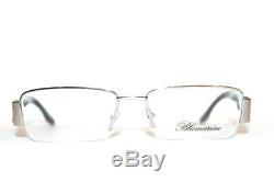 New Blumarine Bm91142 054 Silver Semi Rim Authentic Eyeglasses Rx 52-16-130 MM