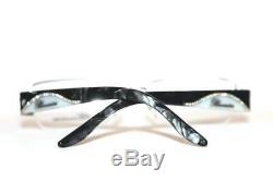 New Blumarine Bm91142 054 Silver Semi Rim Authentic Eyeglasses Rx 52-16-130 MM