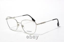 New Burberry B 1366 1005 Silver Havana Gunmetal Authentic Eyeglasses 54-16 E188