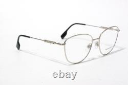 New Burberry B 1366 1005 Silver Havana Gunmetal Authentic Eyeglasses 54-16 E188