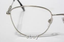 New Burberry B 1366 1005 Silver Havana Gunmetal Authentic Eyeglasses 54-16 E188