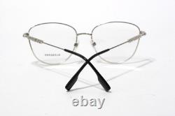 New Burberry B 1366 1005 Silver Havana Gunmetal Authentic Eyeglasses 54-16 E188