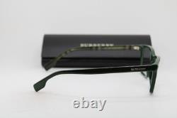 New Burberry B 2352 3987 Green Silver Authentic Eyeglasses 56-17