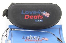 New Burberry B 3126 1003/sb Silver Gunmetal Authentic Eyeglasses 53-20
