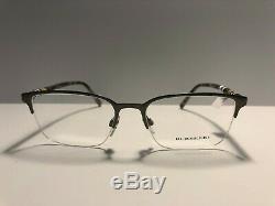 New Burberry Eyeglasses B 1323 1014 Silver Half rim 54mm