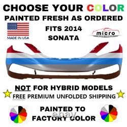 New Capa Front Bumper For 2014 Sonata Painted Choose Your Color Hy1000200