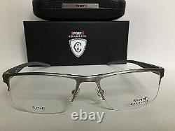 New Charriol Sport Titanium SP 23052 C3 55mm Semi-Rimless Men's Eyeglasses
