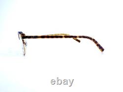 New DKNY Silver Metal Tortoise Oval Half Rim Eyeglasses DY5623 1001 51 17 135