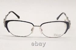 New Diva 5462 C. 264 Black Silver Studded Authentic Designer Eyeglasses 52-15