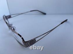 New Elegant Versace Silver 51mm 51-17-135 Women's Eyeglasses Frame Italy