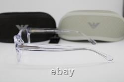 New Emporio Armani Ea 3179 5882 Clear Silver Authentic Eyeglasses 54-17