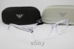 New Emporio Armani Ea 3179 5882 Clear Silver Authentic Eyeglasses 54-17