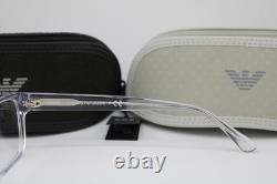 New Emporio Armani Ea 3179 5882 Clear Silver Authentic Eyeglasses 54-17