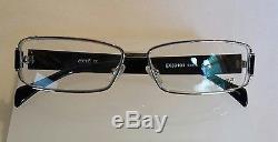 New Exte Ex33101 Eyeglasses, Color Black/silver, Full Rim, 54/17/135 Mm, Italy