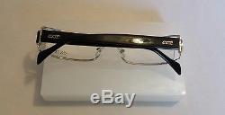 New Exte Ex33101 Eyeglasses, Color Black/silver, Full Rim, 54/17/135 Mm, Italy