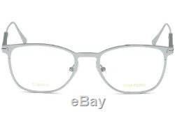 New Eyeglasses Tom Ford FT 5483 018 shiny rhodium Titanium Full Rim Square