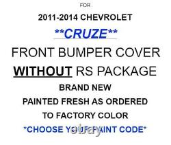 New Front Bumper Cover For 2011-2014 Cruze Painted Choose Your Color Gm1000924