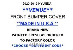 New Front Bumper For 2020-2023 Hyundai Venue Painted Choose Your Color Hy1014103