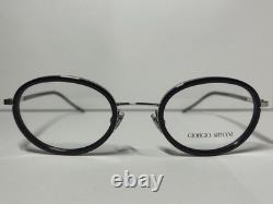 New Giorgio Armani AR 5005 3015 Silver/Purple 49-23-140 With Case