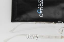 New Line Art Charmant Xl2012 Wg Silver Crystals Ivory Authentic Eyeglasses 51-17