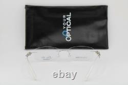 New Line Art Charmant Xl2012 Wg Silver Crystals Ivory Authentic Eyeglasses 51-17