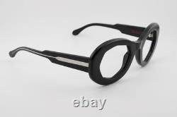 New Marni C6h Black Silver Handmade Eyeglasses Frames Unisex 52-26-145