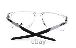 New OAKLEY Eyeglasses Exchange OX8055-0354 54-17 Polished Clear & Silver Frames