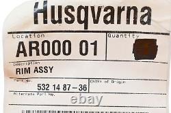 New OEM Husqvarna 532 14 87-36, 532148736 Rim Assembly NOS