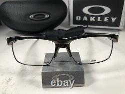 New Oakley Crosslink Float 3220-0256 Eyeglasses Pewter 56/17/143 + Case