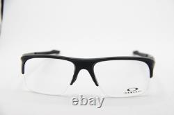 New Oakley Ox8061-0158 Plazlink Satin Black Silver Authentic Eyeglasses 58-19