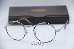 New Oliver Peoples Ov 1250t 5036 Ellerby Horn Silver Authentic Eyeglasses 46-21