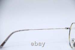 New Oliver Peoples Ov 1250t 5036 Ellerby Horn Silver Authentic Eyeglasses 46-21