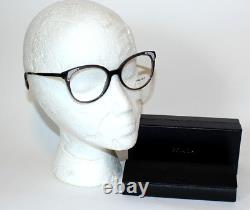 New PRADA Women's EYEGLASSES Frames, VPR-12U, Transparent Grey, Silver 53-18-140