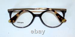 New PRADA Women's EYEGLASSES Frames, VPR-12U, Transparent Grey, Silver 53-18-140