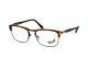 New Persol Eyeglasses 8359/v 108 Caffe/silver Full Rim Optical Frame 51mm