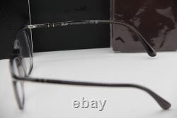 New Persol P 3339-v 1196 Clear Grey Silver Authentic Frames Eyeglasses 56-20