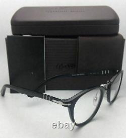 New Persol? Reading Glasses 3107-V 95 47-22 Black & Silver Frames Readers