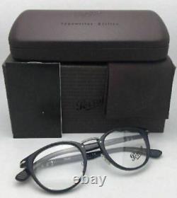 New Persol? Reading Glasses 3107-V 95 47-22 Black & Silver Frames Readers