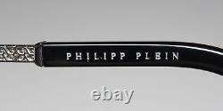 New Philipp Plein Vpp035s Eyewear Italy Cat Eye Womens 57-17-135 Full-rim Silver