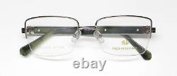 New Pier Martino 5736 Eyewear Metal & Plastic Designer Half-rim Silver C3 Italy