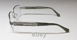 New Pier Martino 5736 Eyewear Metal & Plastic Designer Half-rim Silver C3 Italy