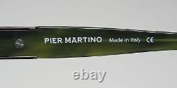 New Pier Martino 5736 Eyewear Metal & Plastic Designer Half-rim Silver C3 Italy